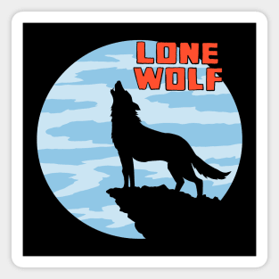 Lone wolf Magnet